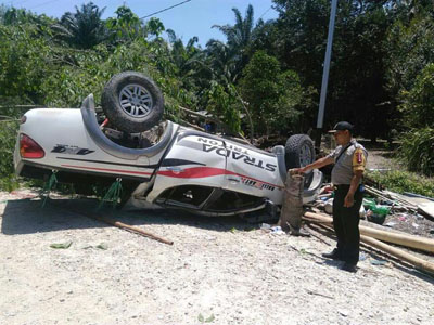  2 Waga yang Tewas Laka Tunggal di Rupat Ternyata Warga Pekanbaru